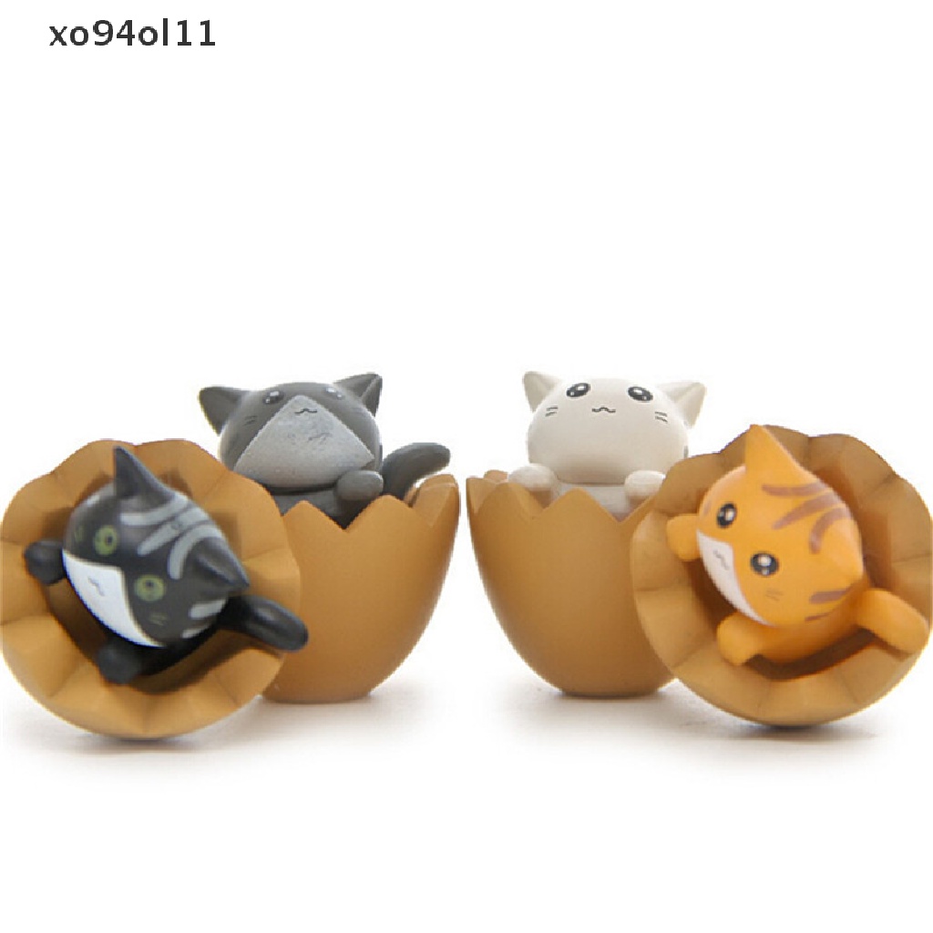 Xo 1PC Lucu Mini Resin Telur Kucing Peri Hiasan Taman Dekorasi Lanskap Mikro OL