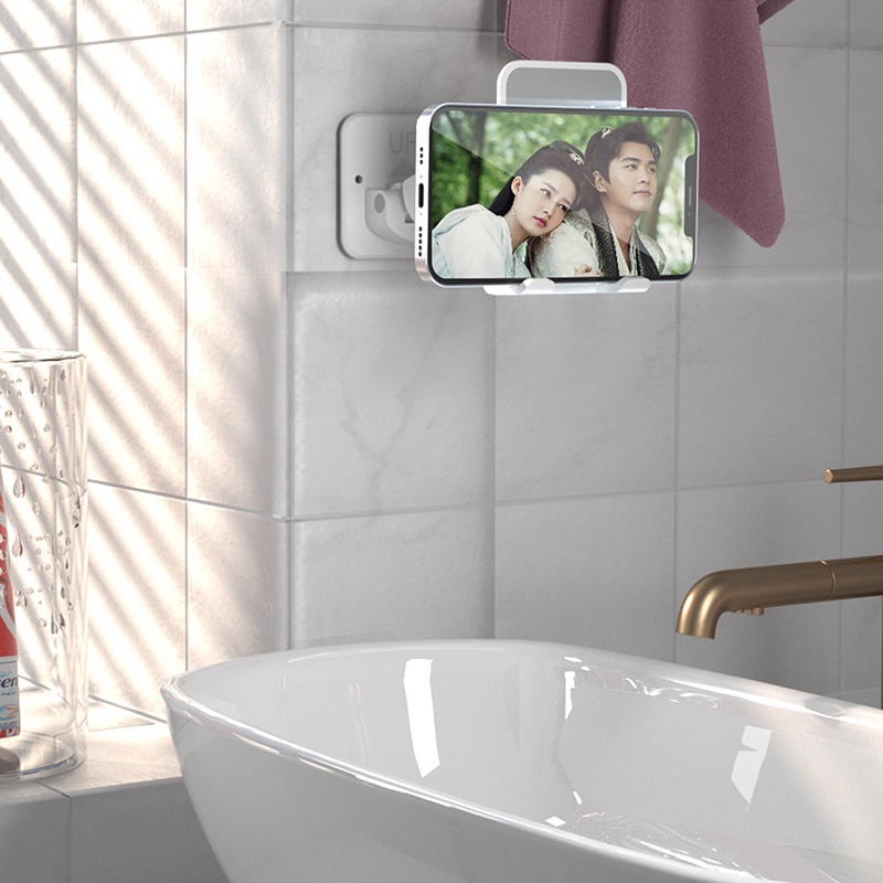 [AYBx] Baju Kaos Distro Pria Wanita Lengan Pendek Punch Free Wall Mounted Holder Foldable Extend Support Dudukan Ponsel Stand Adjustable Stretch