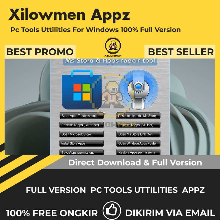 [Full Version] Ms Store &amp; Apps repair Tool Pro PC Tools Software Utilities Lifetime Win OS