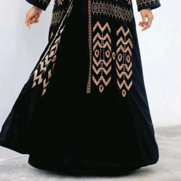 TERBARU Abaya Bordir Basic Abaya Turkey Gamis Bordir Pusat Grosir