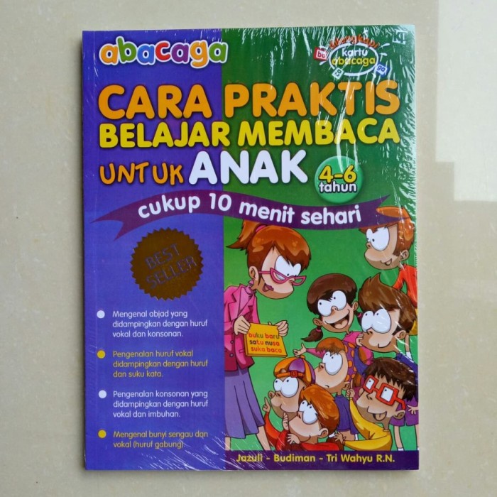 

Buku Anak Tk Sd Kelas 1 Abacaga Cara Praktis Belajar Membaca