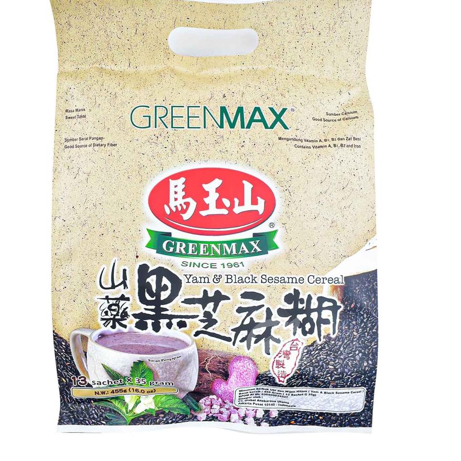 

➪ Greenmax Yam & Black Sesame Cereal 455 Gr ☋