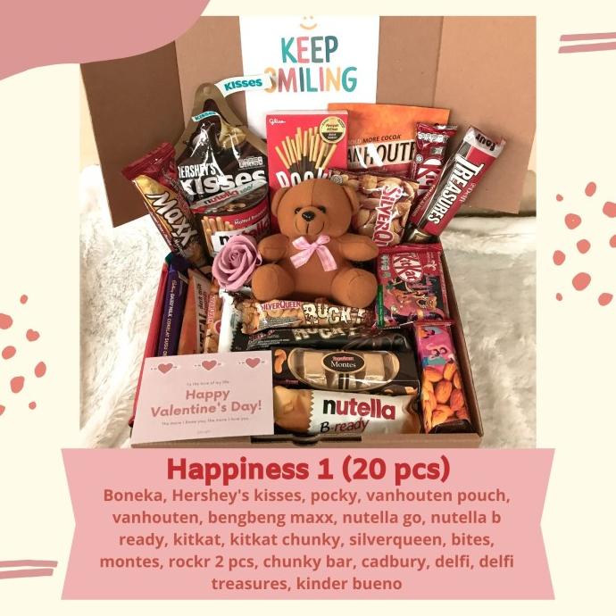 

Spesial Valentine Day Box Of Happiness - Hampers/Gift/Kado Cokelat Valentine