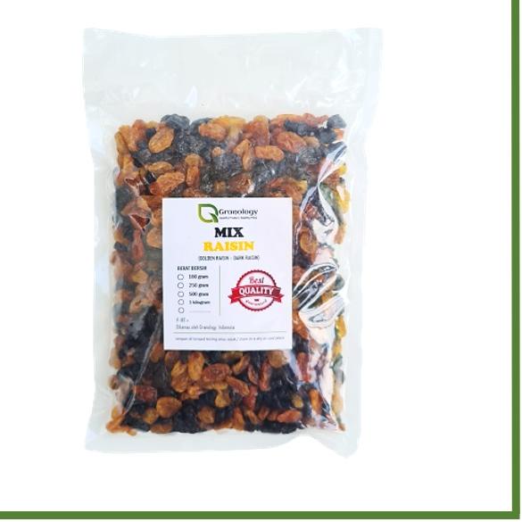 

♧ Mix Raisin 1 kilogram (Dark Raisin & Golden Raisin) ◊