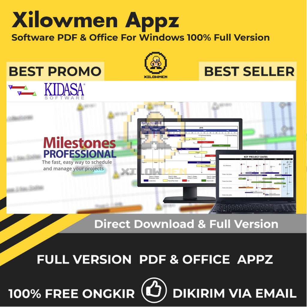 [Full Version]  Milestones Professional 2017 Pro PDF Office Lifetime Win OS