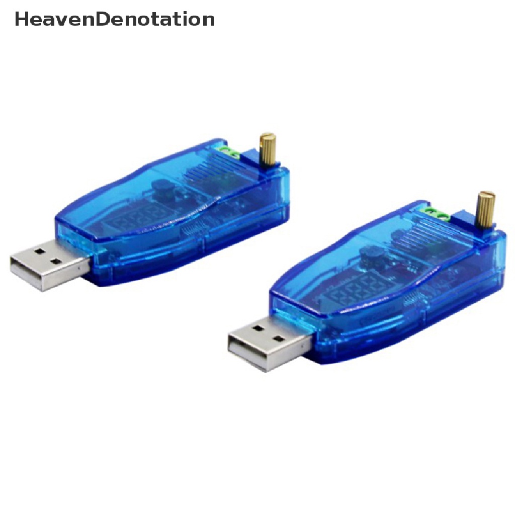 [HeavenDenotation] Dc-dc 5V Ke 1-24V Potensiometer Adjustable USB Step Up/Down Boost Converter HDV