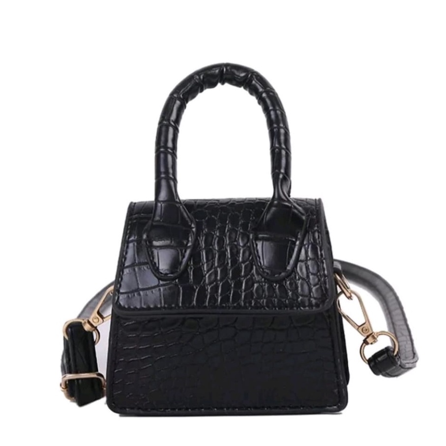 MORMONY Sling Bag Croco - Wanda Nellie Tas Selempang Mini Slingbag