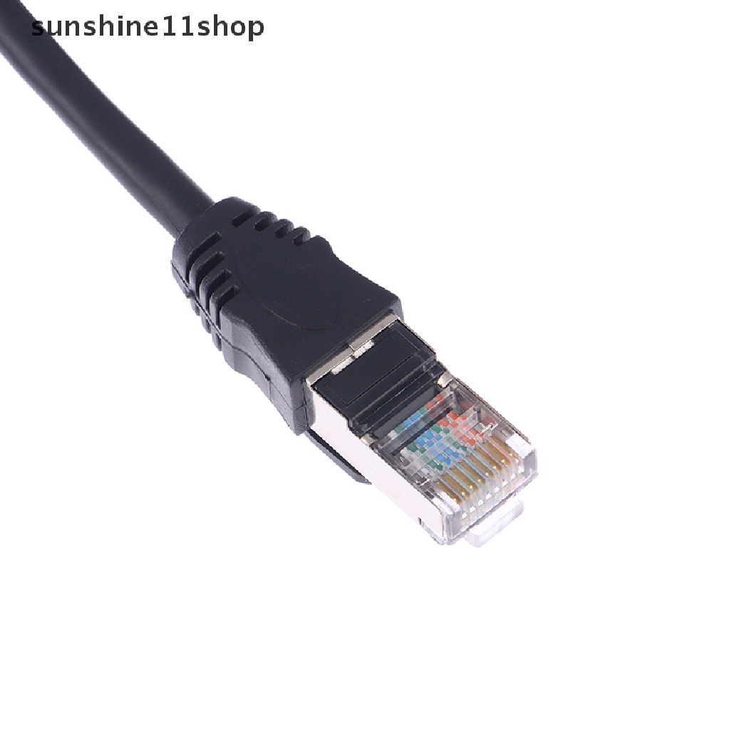 Sho 0.5/1.5/2m RJ45 Male to Female Mount LAN Jaringan Ekstensi Line Cord Kabel N