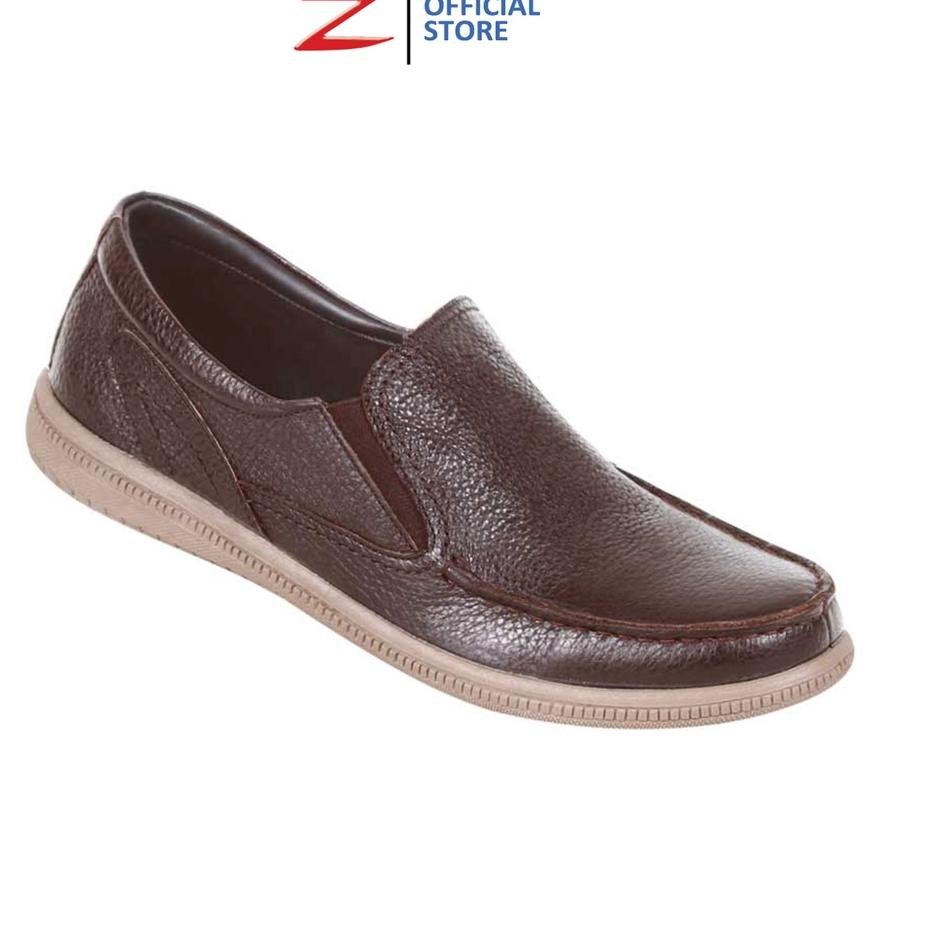➽ Zeintin - Sepatu Pantofel Pria Kulit Asli Sepatu Santai Slip On Sepatu Keja Sepatu santai Zeintin 