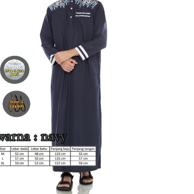 ➹ Jubah Pria Al-Fahreza - Jubah Pria Bordir - Jubah Pria Premium - Jubah Pria Termurah ◌