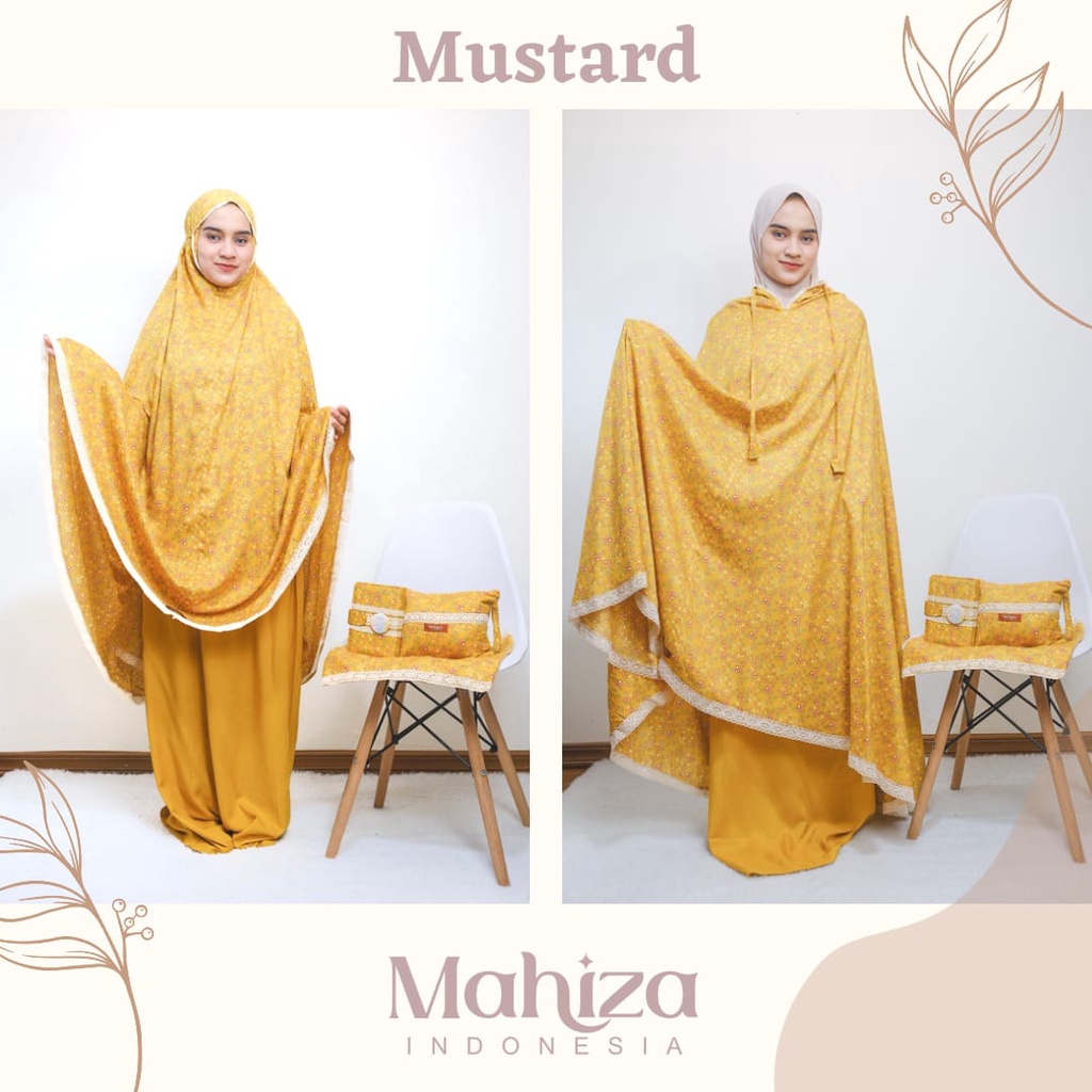 Mukena Dewasa Jumbo 2 in 1 Sakinah by Mahiza Bahan Rayon Adem Mukenah Nyaman Cantik