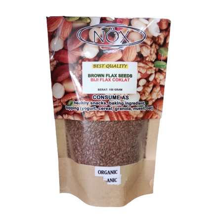 

NOX BROWN FLAXSEED/BIJI FLAX COKLAT