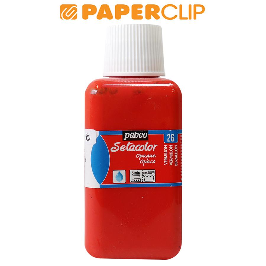 

CAT WARNA KAIN / PEBEO SETACOLOR OPAQUE MATT 250ML 296-026 VERMILION