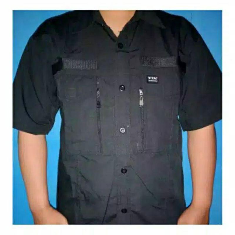 KEMEJA TACTICAL W TAC LENGAN PENDEK KEMAJA SANTAI