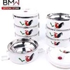 rantang makan susun 3 ayam jago BMW.k