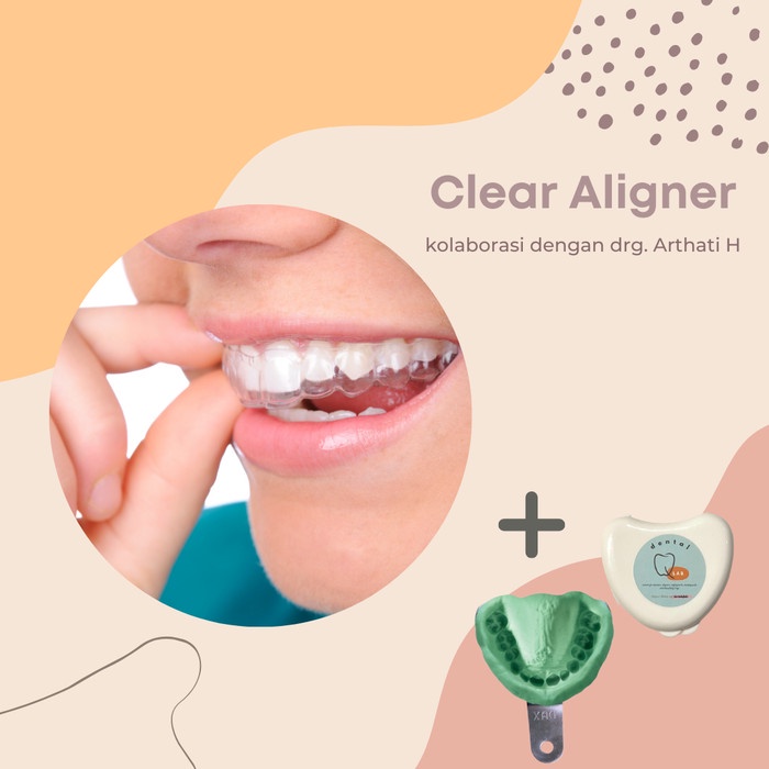 Laku Clear Aligner / Invisalign / Perapi Gigi / Behel Transparan