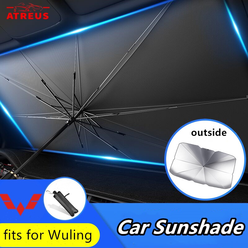 Wuling Car Sunshade Pelindung Matahari Mobil Untuk Confero Cortez Almaz Confero s