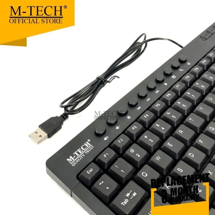 M-Tech Keyboard PC Laptop Mini Multimedia MTK 01