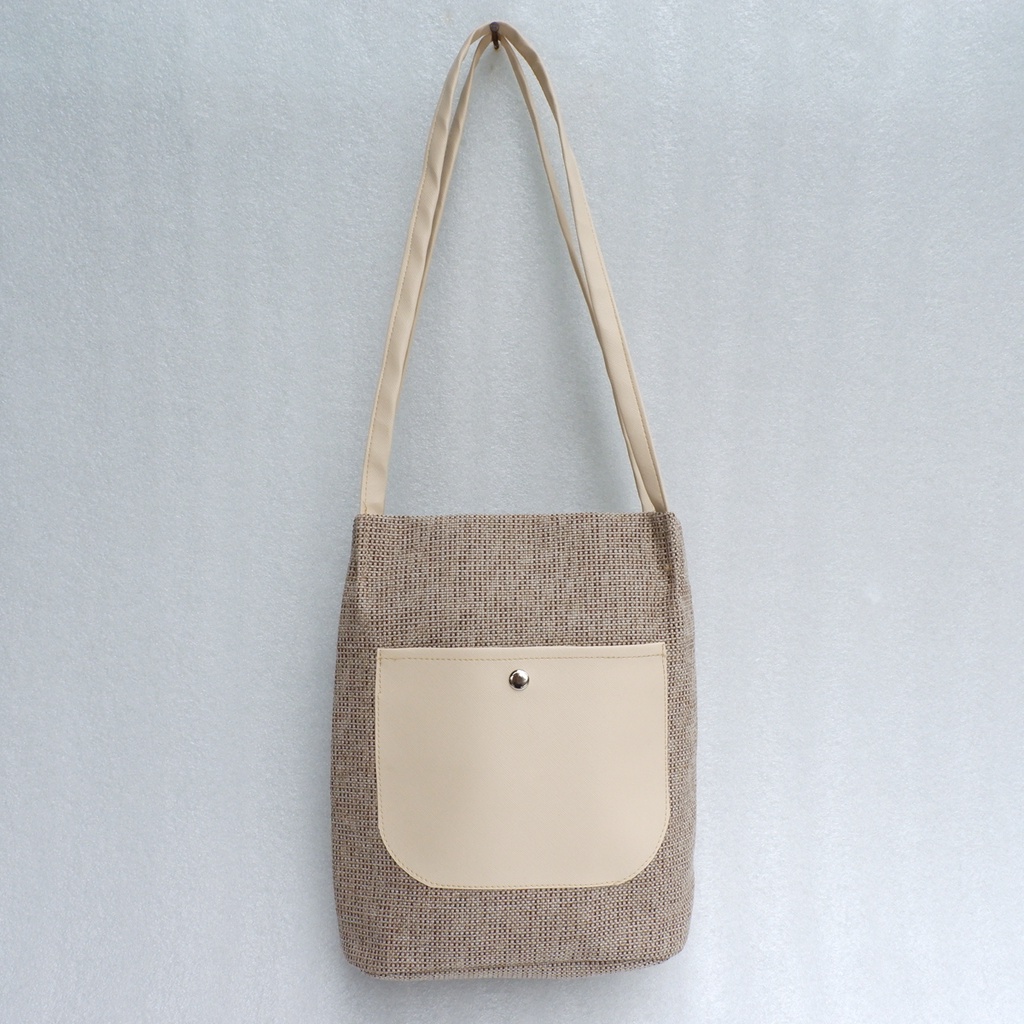 Tote Bag Goni Gail Tas Wanita Kantong 27x20x10cm GV_Beige