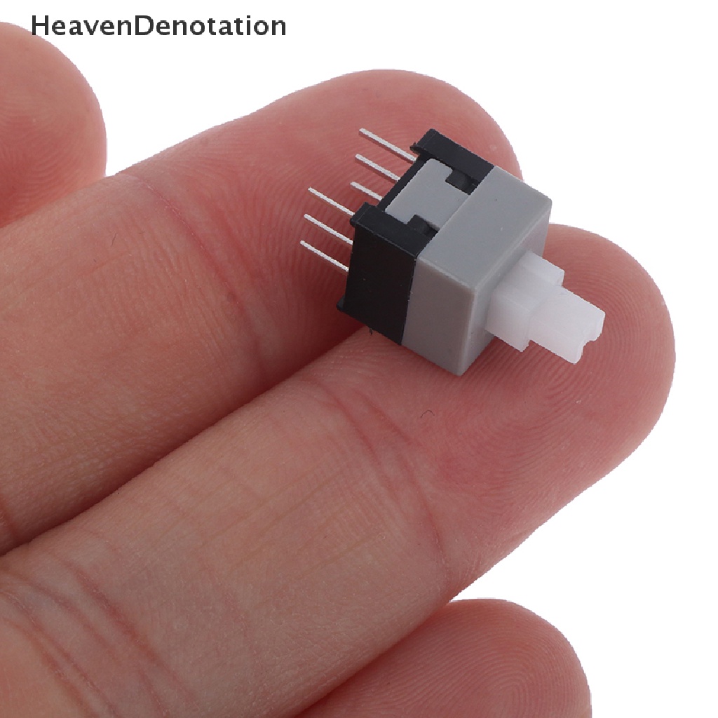 [HeavenDenotation] 8.5 * 8.5MM Self-Locking Switch Square Head Double-Row 6feet 3X3 Tombol Saklar HDV