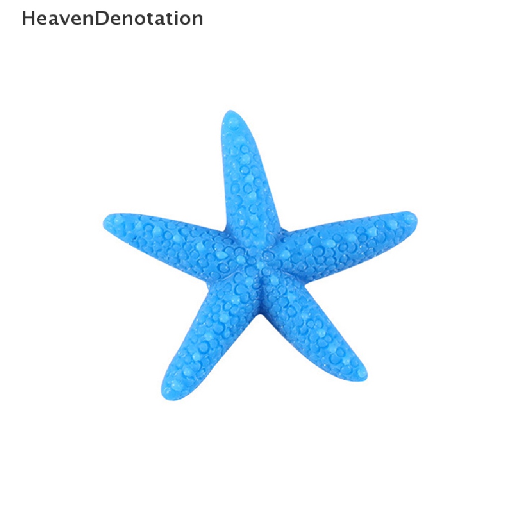 [HeavenDenotation] Warna-warni Bintang Laut Dekorasi Lanskap Resin Ikan Bintang Laut Lansekap Ornamen Dekorasi Aquarium Phone Case Aksesoris HDV