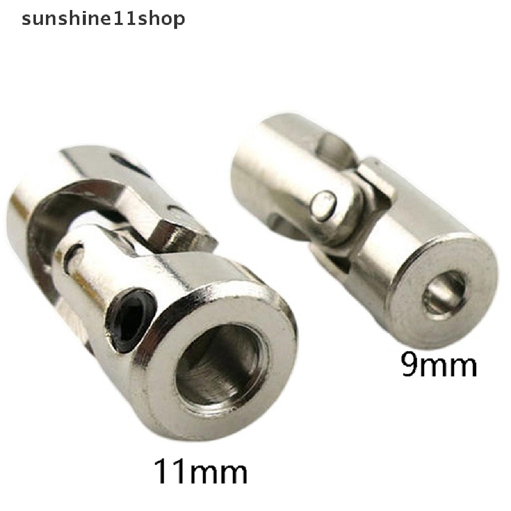 Sho RC Mobil Model Perahu Universal Coupler Joint Coupling Steel Shaft Connector Car Metal Cardan Joint Gimbal Couplings Shaft Konektor Motor Sambungan Universal N