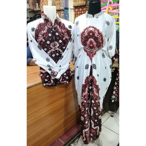 Couple Jumputan Kaftan