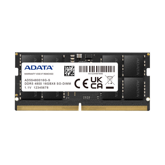 ADATA RAM DDR5 SODIMM 8GB, 16GB, 32GB PC38400 4800Mhz For Laptop