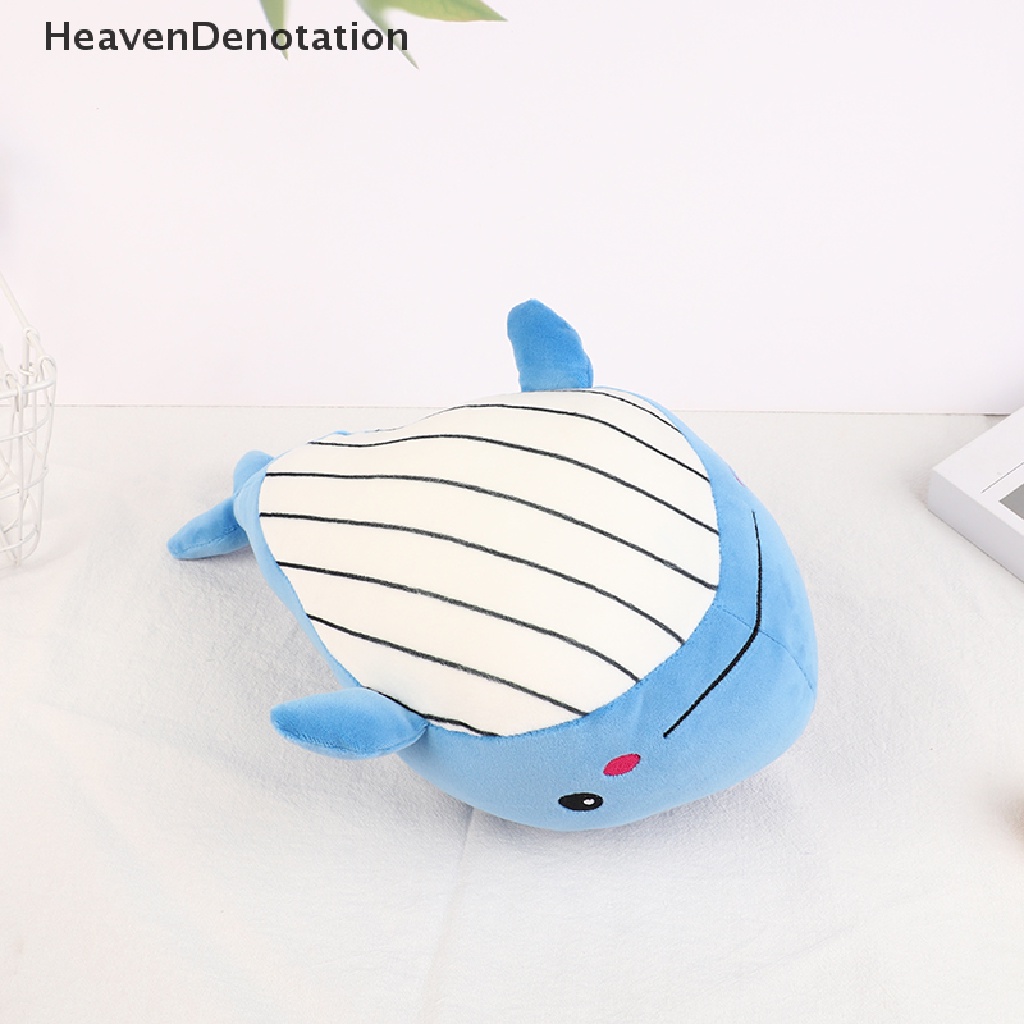 [HeavenDenotation] 35 cm Kartun Paus Mainan Mewah Lembut Boneka Lumba Boneka Bantal Pillow Dekorasi Rumah Anak Hadiah HDV