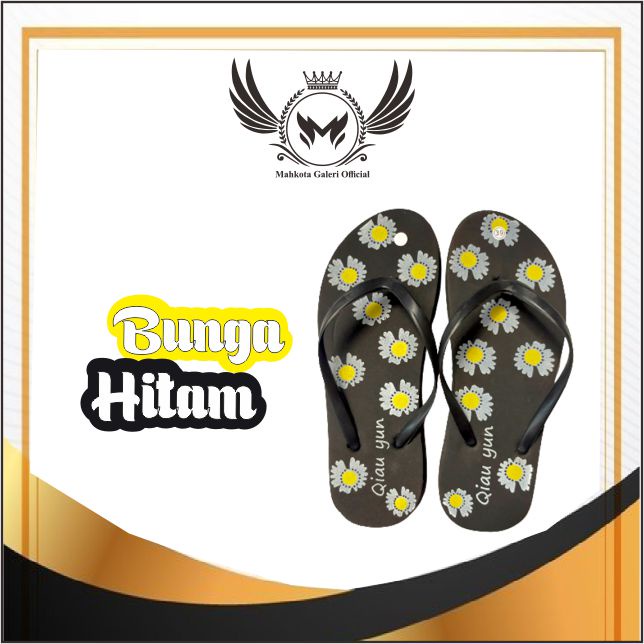 SANDAL JEPIT BERGAMBAR MURAH Bunga