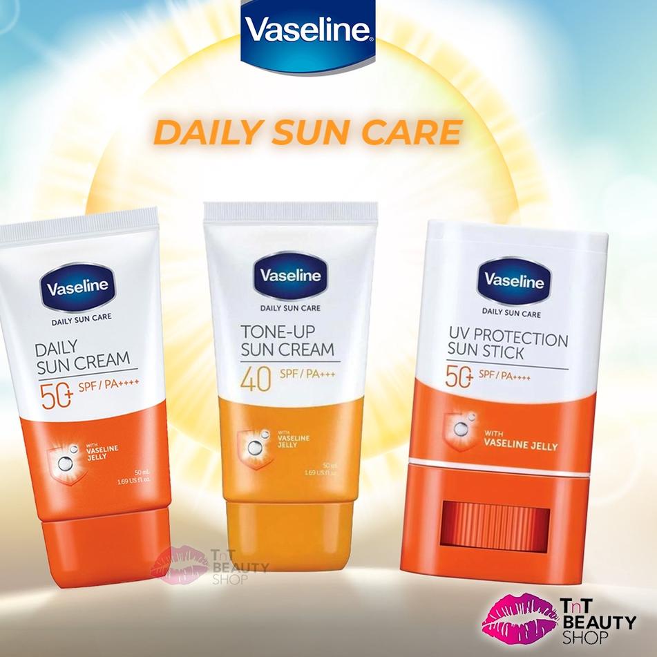 ❈ Vaseline Daily Sun Cream 50ml | Vaseline Tone Up Sun Cream 50 ml | Vaseline UV Protect Sun Stick ♦
