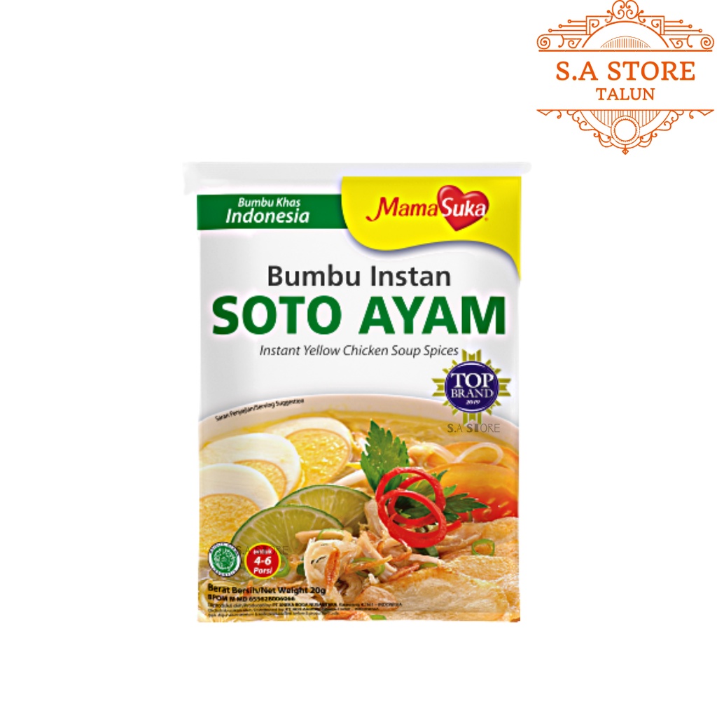 

MamaSuka Bumbu Instan Soto Ayam 20g