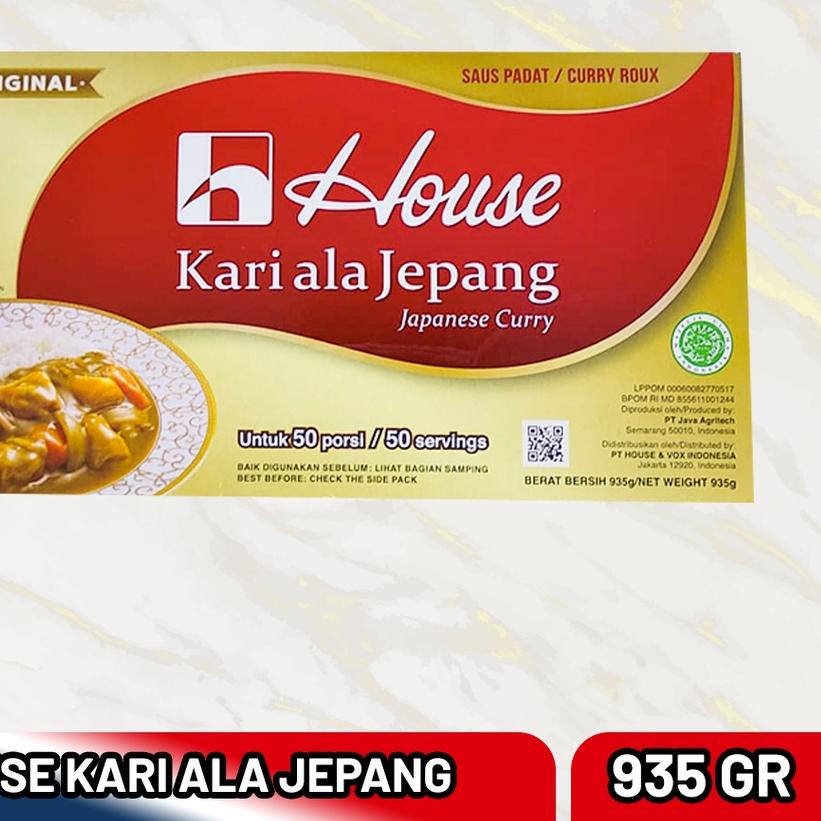 

✪ House Curry Bumbu Kari Saos Paste JEPANG 1kg (Bisa untuk 50 porsi) ♟