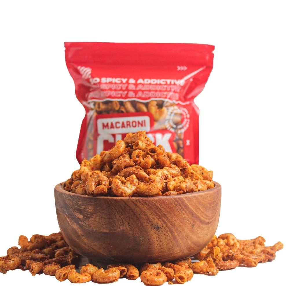 

C78 Makaroni Goreng Pedas Daun Jeruk Kemasan Reguler 80 Gram PRODUK KEREN ㊑