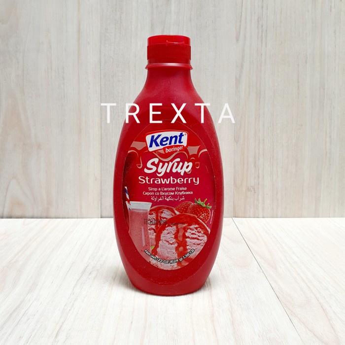 

Strawberry Syrup Kent Boringer 624 Gram