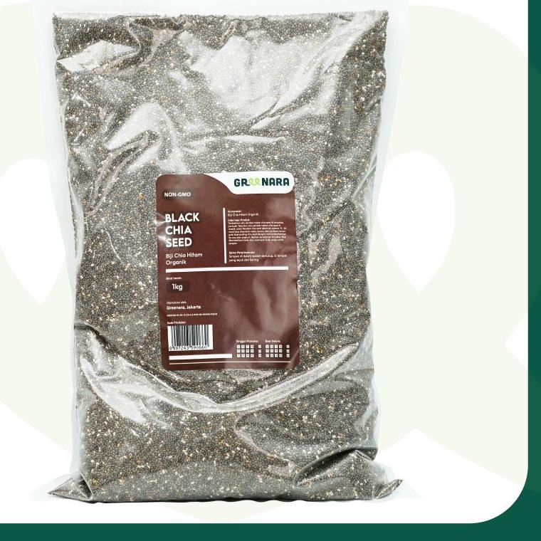 

♝ Organic Black Chia Seed 1Kg / Chiaseed Hitam Organik ★