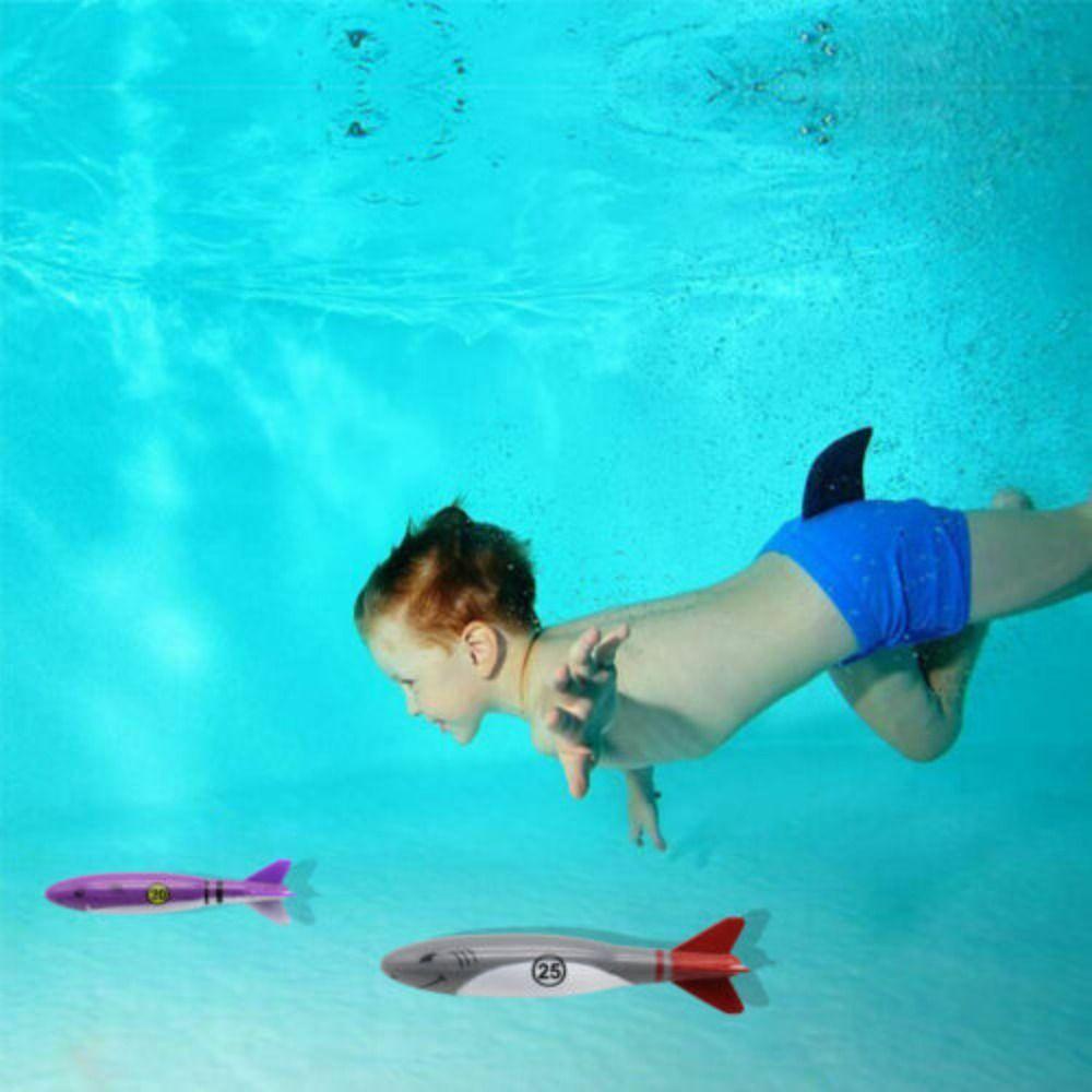 Nanas 4Pcs /Set Mainan Bawah Air Mainan Kamar Mandi Mainan Luar Ruangan Tongkat Diving Renang Diving