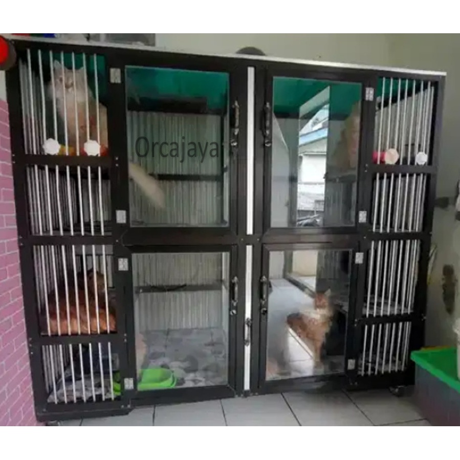Rumah Hewan 4 Pintu / Kandang Hewan / Kandang Kucing / Kandang Kelinci / Free Ongkir 35km dari toko 