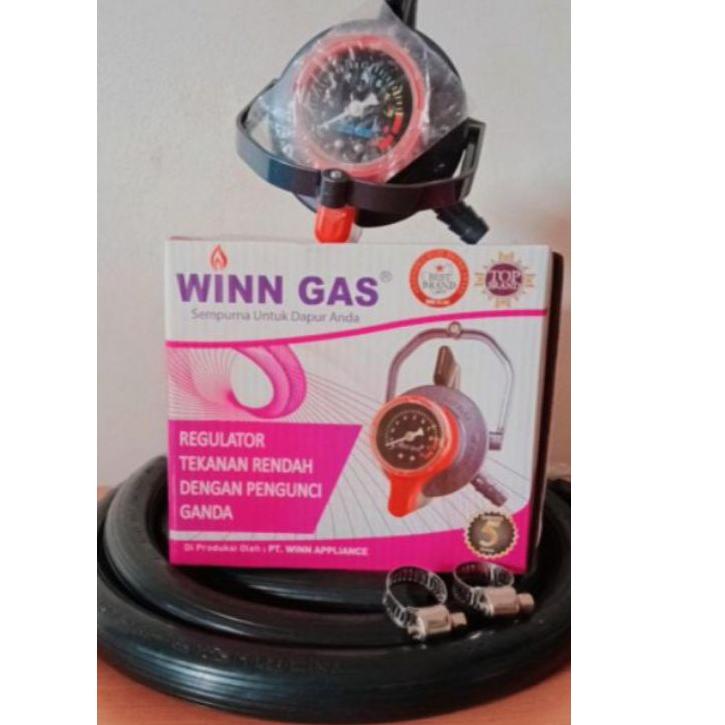 ❂ Winn Gas  , W 900 M  , Win Gas  ,  Selang  , Regulator  , Gas  , LPG 3 Lapis Asli Ori ☊