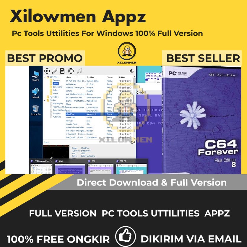 [Full Version] Cloanto C64 Forever Pro PC Tools Software Utilities Lifetime Win OS