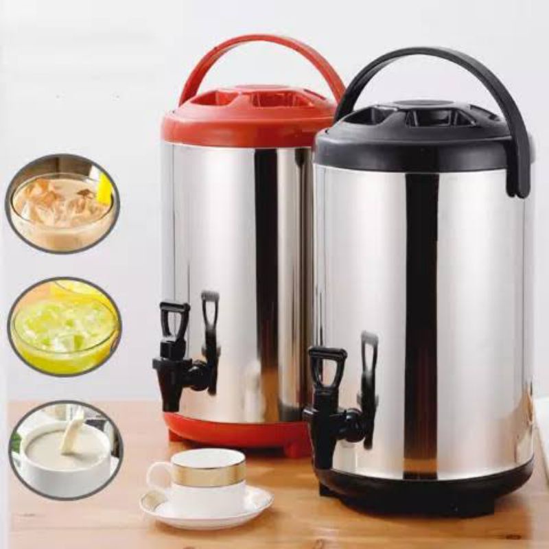 Dispenser Milktea Bucket Uk 12L / Drink jar / Termos Air / Termos Stainless Steel
