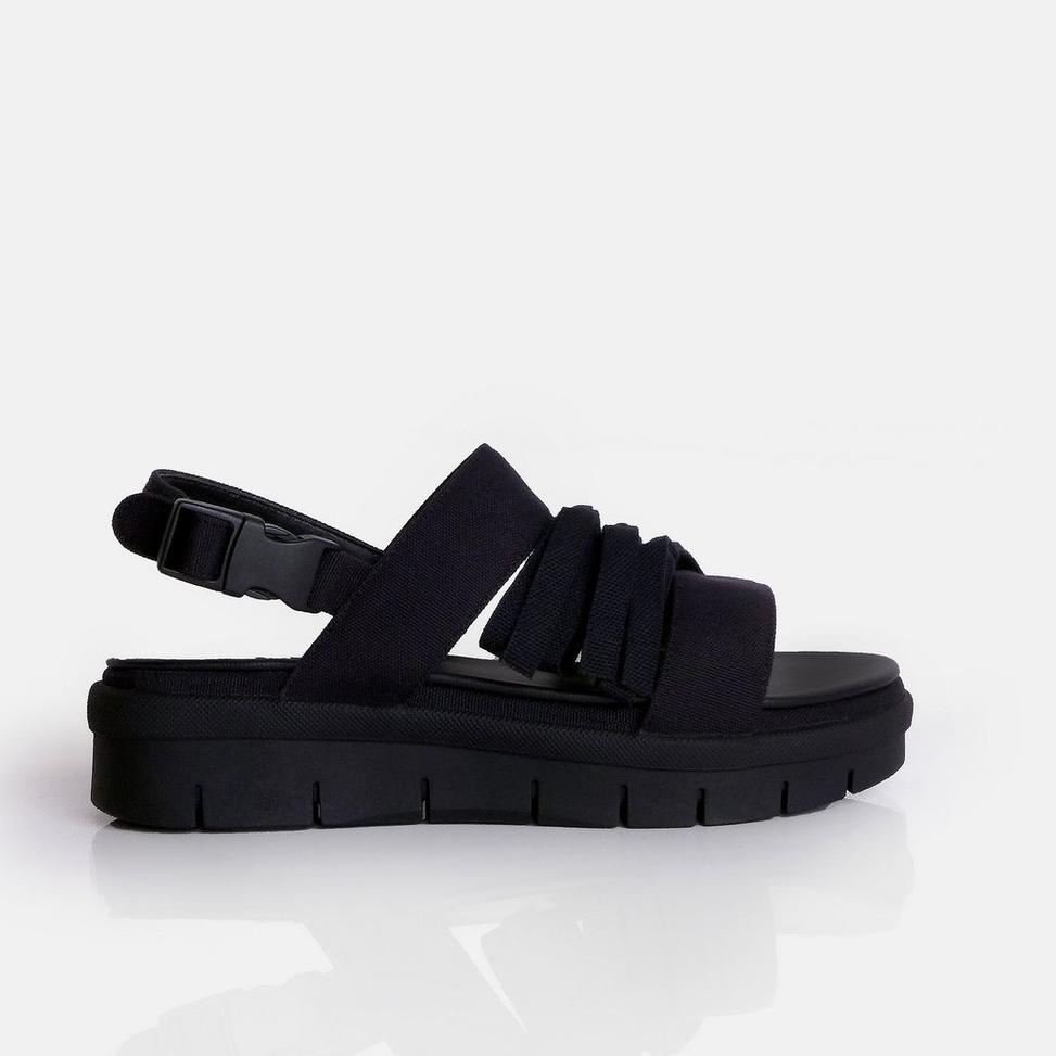 TREN TERBARU MKS Eribbon Sandal Black