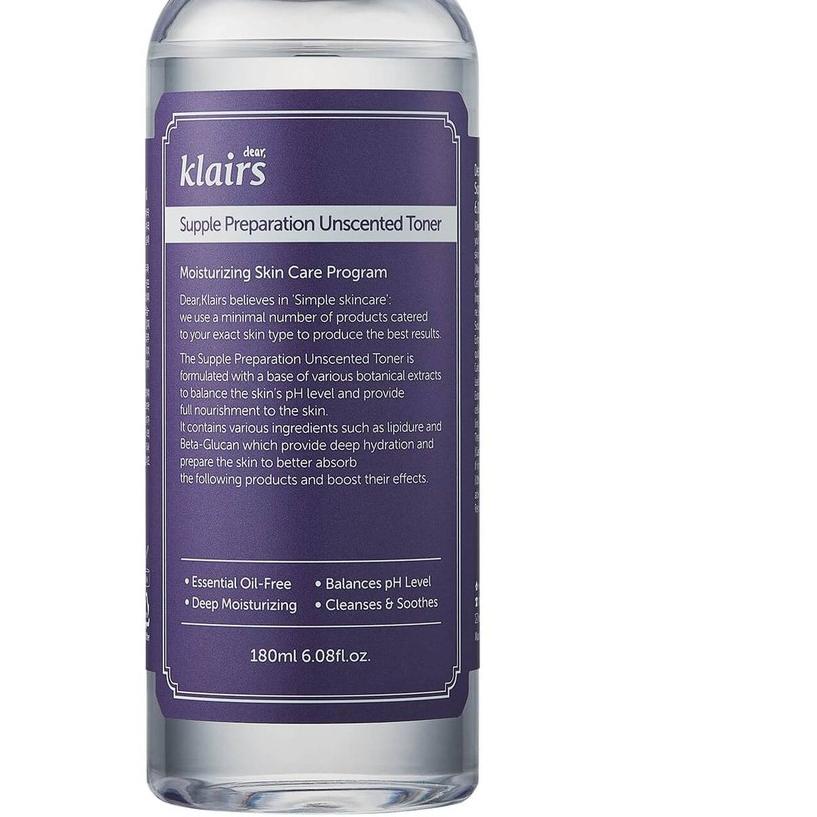 ❂ Klairs Supple Preparation Unscented Toner ⅍