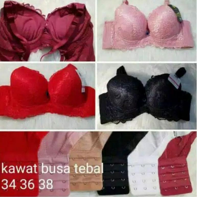 TREN TERBARU BH BUSA TEBAL KAWAT PUSH UP MENGANGKAT PAYUDARA 2962