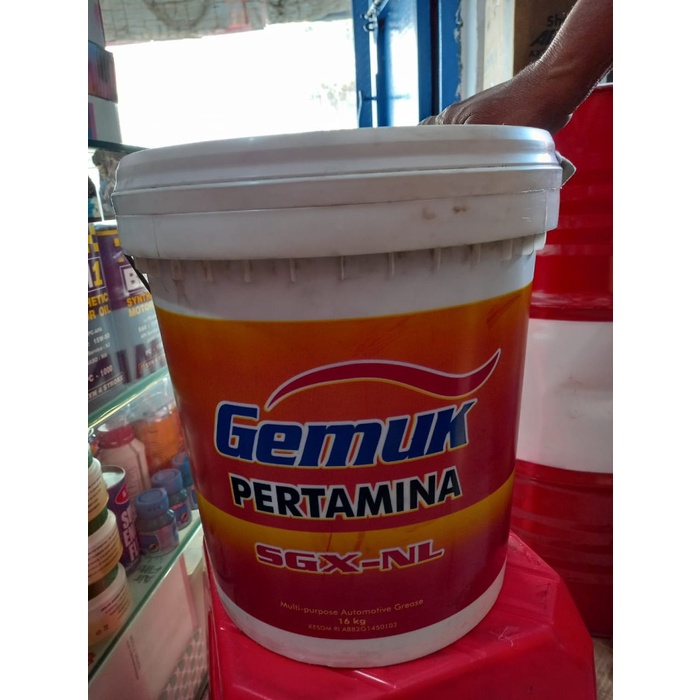 Terlaris Grease Pertamina Sgx-Nl (Gemuk Pertamina 1 Pail 16Kg)