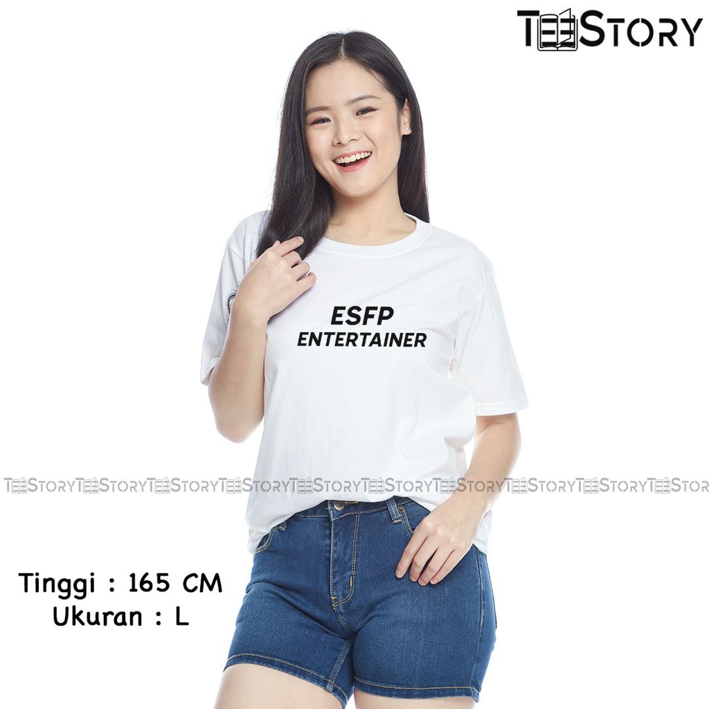 KAOS ESFP 16 PERSONALITIES ATASAN BAJU T-SHIRT FASHION WANITA PRIA COWOK CEWEK KATUN PREMIUM DISTRO 