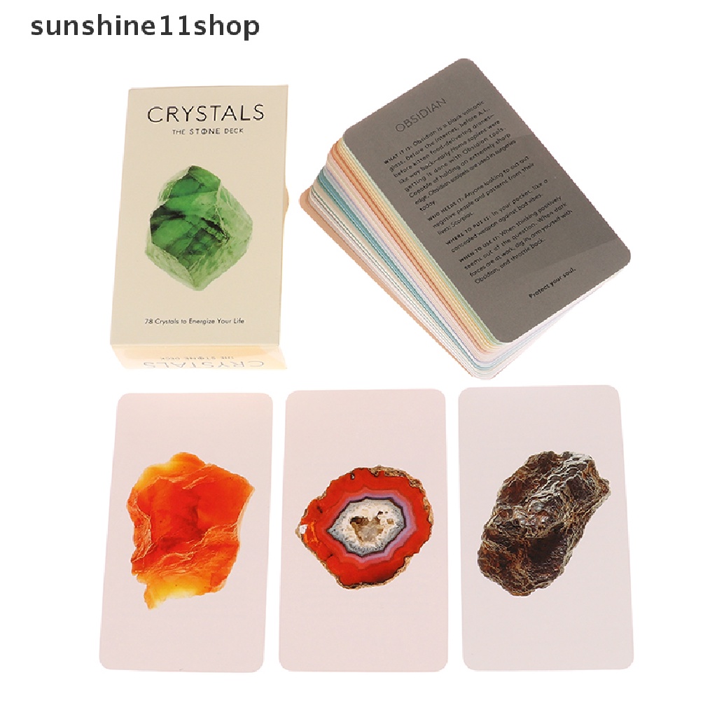 Sho Crystals tarot Cards Oracle Cards tarot Deck and Card Game high quality Kabbalis Board Game Ramalan Nasib Hiburan Pesta N