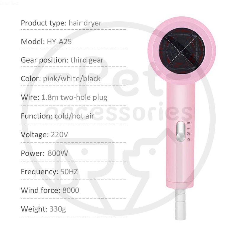Pet Blower Grooming Hair Dryer Kucing Pengering Bulu Kucing Alat Pengering Bulu Kucing Grooming Hewan