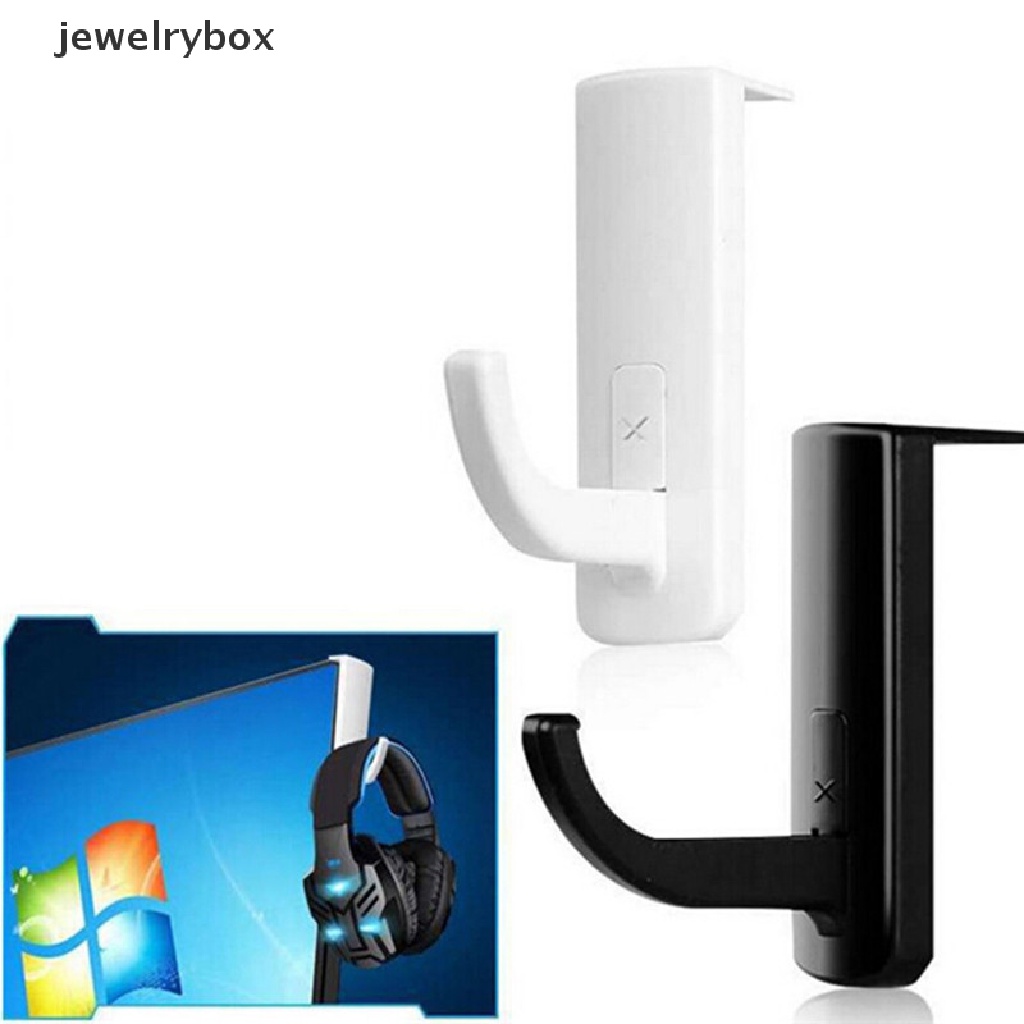 [jewelrybox] Gantungan Holder Headset Headphone Portable Dinding PC Gantung Stand Hook Alat Bermanfaat Butik