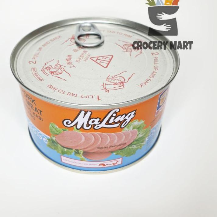 

☚ Ma Ling TTS Luncheon Pork Meat 397gram / Daging Ham Babi Maling Non Halal ☼